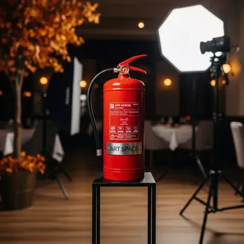 Аренда Огнетушитель порошковый с подставкой в ресторане «Brunello» — ART SPACE