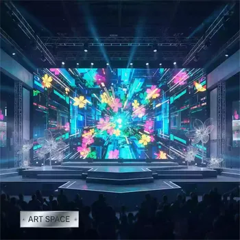 Аренда Светодиодный экран шаг пикселя P2 в комплексе «Дагомыс» — ART SPACE