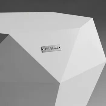 Аренда Стол Polygonal белый в Green Flow Hotel — ART SPACE