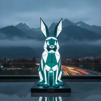 Аренда Заяц светящийся большой в Sochi Marriott Krasnaya Polyana — ART SPACE