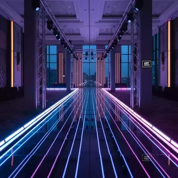 Аренда Лайтбар RGB 24x3W mix color chase effect в Radisson Collection Paradise — ART SPACE