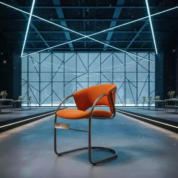 Аренда Стул LIO CH st RAL mua mel orange H gray в Керлинговом центре «Ледяной куб» — ART SPACE