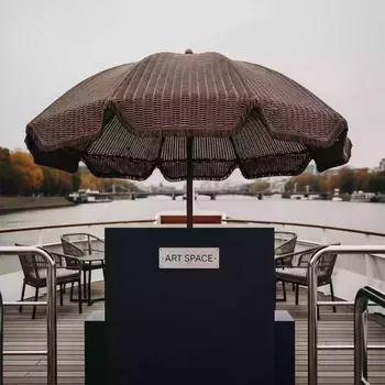 Аренда Зонт для дачи плетеный премиум на теплоходе «Дагомыс» — ART SPACE