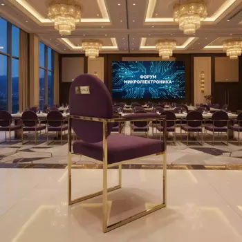 Аренда Стул Хит золотой каркас фиолетовый в Cosmos Sochi Hotel — ART SPACE