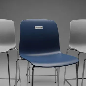 Аренда Стул пластиковый Eames каркас бук кофе с молоком в отеле Radisson Lazurnaya — ART SPACE