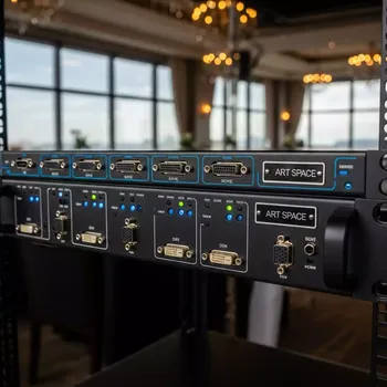 Аренда Устройство для записи и трансляции источников HDMI DVI SDI для установки в рэк в ресторане «Паруса» — ART SPACE
