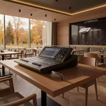 Аренда Цифровой микшерный пульт Allen & Heath SQ 7 в ресторане «La Terrazza» — ART SPACE