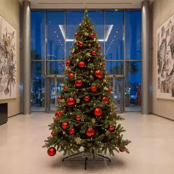 Аренда Ёлка искусственная 150 см золото красная в Pullman Sochi Centre — ART SPACE