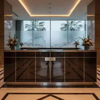 Аренда Стойка информационная ресепшен с дверками в отеле Hyatt Regency Sochi — ART SPACE