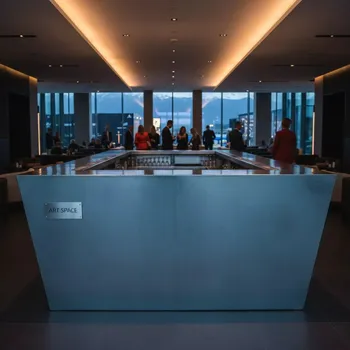 Аренда Столешница стальная Jumbo Bar Top для барной стойки в Sochi Marriott Krasnaya Polyana — ART SPACE