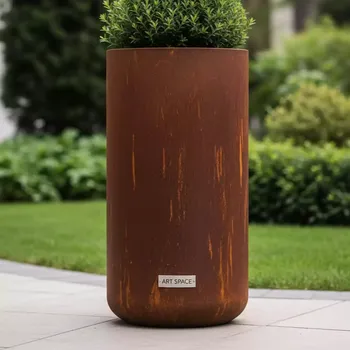 Аренда Кашпо Prosperplast Tubus Slim Corten 27,15 л кортен сталь в санатории «Сочи» — ART SPACE