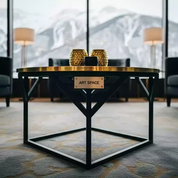 Аренда Журнальный стол Galaxy Gold Black в Поляна 1389 Отель и Спа — ART SPACE