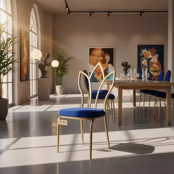 Аренда Стул Хит золото корона синяя в отеле Radisson Lazurnaya — ART SPACE