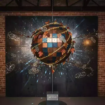 Аренда Фотозона маленькая планета новогодняя в ресторане «Магеллан» — ART SPACE