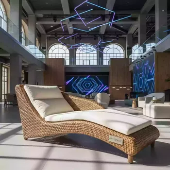 Аренда Шезлонг лежак плетеный Babylon в зале «Чайка» (Морпорт) — ART SPACE