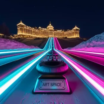 Аренда Забег с тюбингом в Golden Tulip Rosa Khutor — ART SPACE
