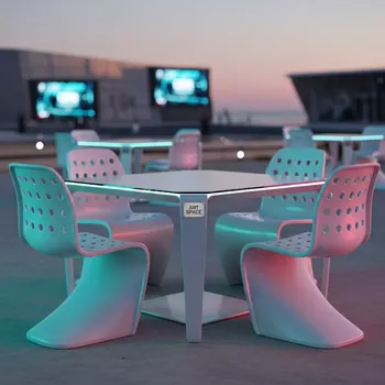 Аренда Комплект мебели пластиковой Sky 80 Carmen в пляжном комплексе VinoGrad — ART SPACE