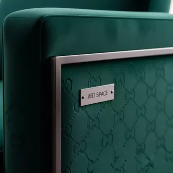 Аренда Полукресло велюр Velutto 29 каркас металл Gucci в ресторане «Высота 5642» — ART SPACE