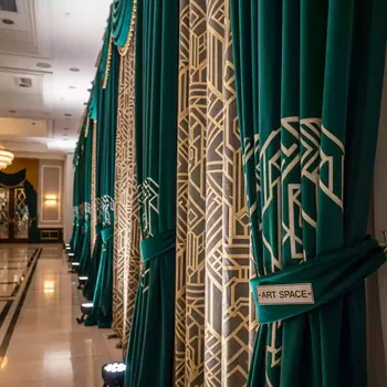 Аренда Шторы для зонирования в отеле Radisson Lazurnaya — ART SPACE