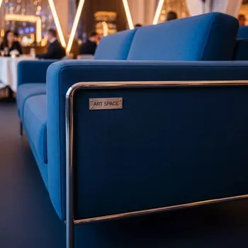 Аренда Диван Sigma велюр Velutto 39 металлический каркас в ресторане «Sanremo» — ART SPACE
