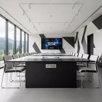 Аренда Стол Лидер 1 1200х800 черный белый в Гранд Отель Поляна — ART SPACE