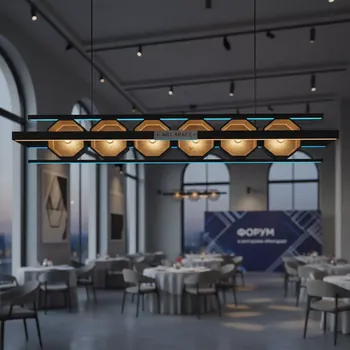 Аренда Прожектор светодиодный RETRO PORTMAN P2 HEXALINE LIGHT в ресторане «Магадан» — ART SPACE