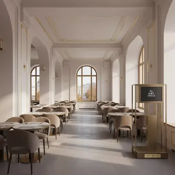 Аренда Шпаклевка полимерная финишная Weber Vetonit LR в ресторане «Плакучая Ива» — ART SPACE