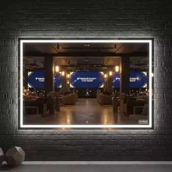 Аренда Зеркало с подсветкой Cersanit LED 070 Design Pro 100х70 см в отеле «Звездный» — ART SPACE