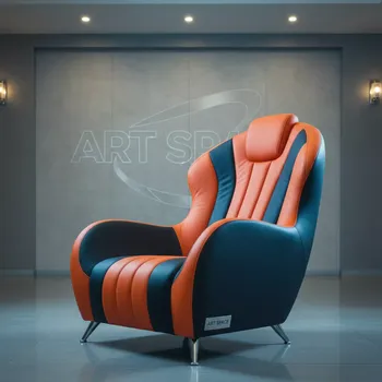 Аренда Кресло Jaguar экокожа оранжевый черный в банкетном зале «Дельфин» — ART SPACE