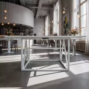 Аренда Подстолье 6019 белое в ресторане «Баран-Рапан» — ART SPACE
