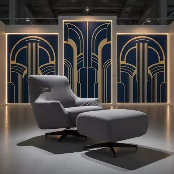 Аренда Чехол Е01 на стул Eames серый в Imeretinskiy Hotel — ART SPACE
