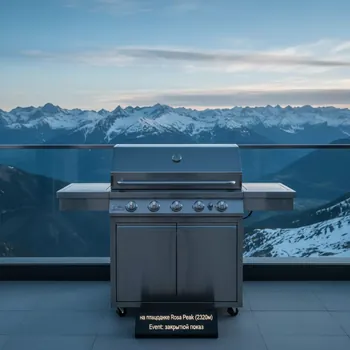 Аренда Гриль газовый с 6 горелками AESTO 11103 на площадке Rosa Peak (2320м) — ART SPACE