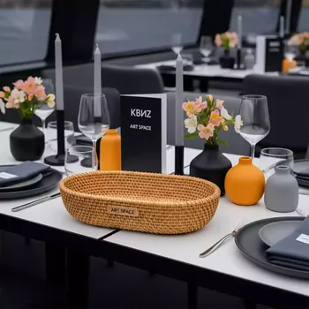 Аренда Хлебная корзинка плетеная овальная Луиза на теплоходе «Дагомыс» — ART SPACE