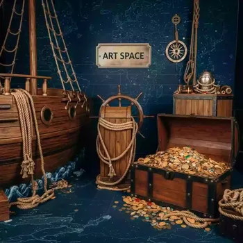 Аренда Фотозона пиратская для детского праздника в ОКЦ «Галактика» — ART SPACE