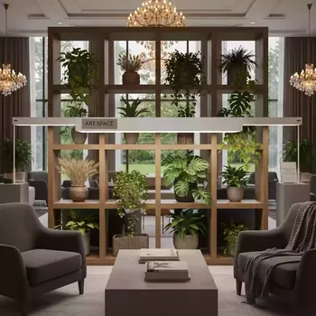 Аренда Светильник для растений линейный Эра 18 Вт LED Т5 полный спектр в Rodina Grand Hotel & SPA — ART SPACE