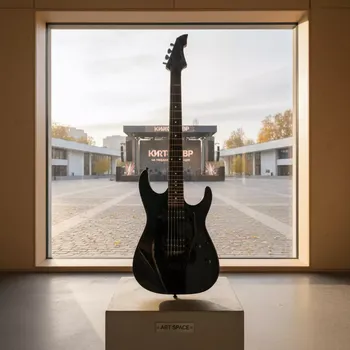 Аренда Электрогитара Heavy Metal черная на Медальной площади — ART SPACE