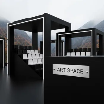 Аренда Трибуны белые и черные в Skypark Sochi — ART SPACE