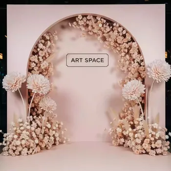 Аренда Фотозона пушистые цветы в ресторане «Магеллан» — ART SPACE