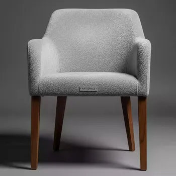 Аренда Стул Safir шенилл Viola grey старинный орех в Pullman Sochi Centre — ART SPACE