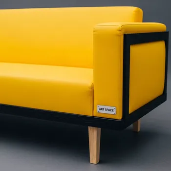 Аренда Диван Neo экокожа Galaxy yellow в санатории «Русь» — ART SPACE