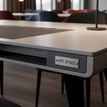 Аренда Стол письменный с каналом для проводов Toa Desk CSX в ресторане «Voda» — ART SPACE