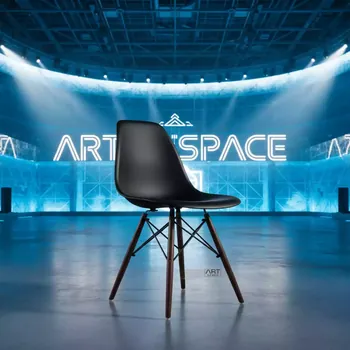 Аренда Стул черный Eames в ледовом дворце «Большой» — ART SPACE