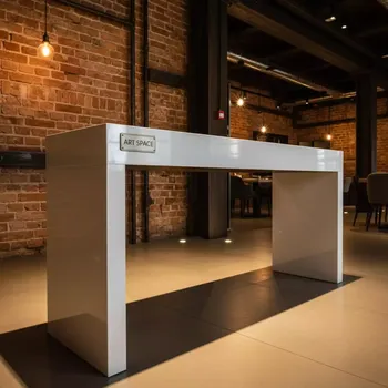 Аренда Плано белый глянец в ресторане «Плакучая Ива» — ART SPACE