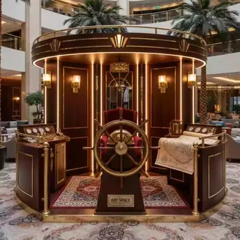 Аренда Фотозона капитанский мостик для юбилея в Rodina Grand Hotel & SPA — ART SPACE