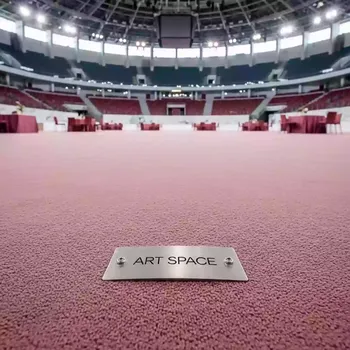 Аренда Ковролин розовый цвет 9302 в Ледовом дворце «Айсберг» — ART SPACE