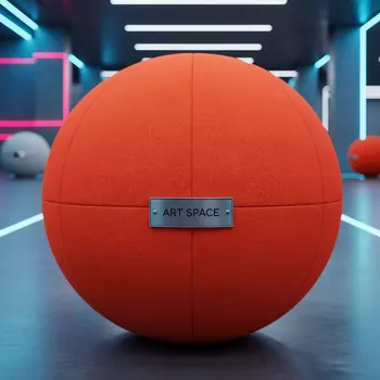 Аренда Пуф круглый оранжевый в комплексе Sea Galaxy — ART SPACE
