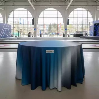 Аренда Скатерть круглая 320 см в Керлинговом центре «Ледяной куб» — ART SPACE