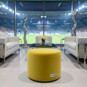 Аренда Пуф малый бархатный НОРМАН лимонный в VK Stadium Sirius — ART SPACE