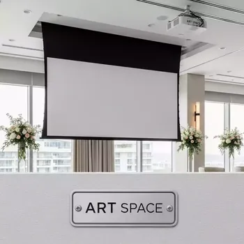 Аренда Экран для проектора с электроприводом Premier Phoenix R 4 3 372x372 мм в Cosmos Sochi Hotel — ART SPACE