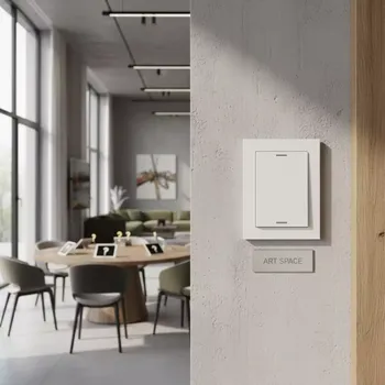 Аренда Выключатель одноклавишный Schneider Electric Атлас Дизайн без рамки белый в Karat Resort — ART SPACE